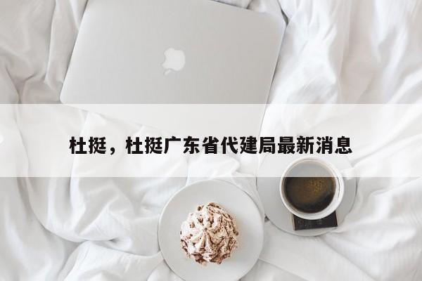 杜挺，杜挺广东省代建局最新消息