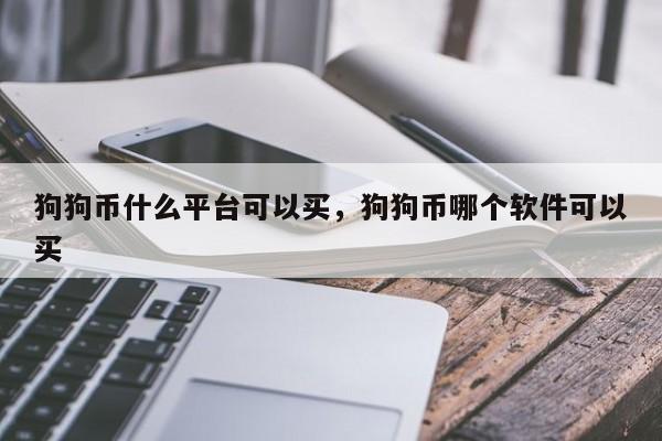 狗狗币什么平台可以买，狗狗币哪个软件可以买