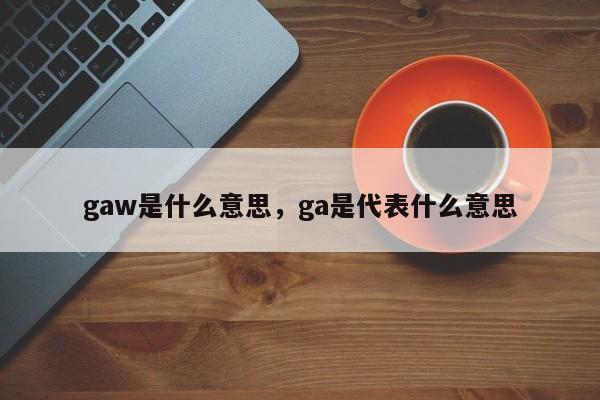 gaw是什么意思，ga是代表什么意思